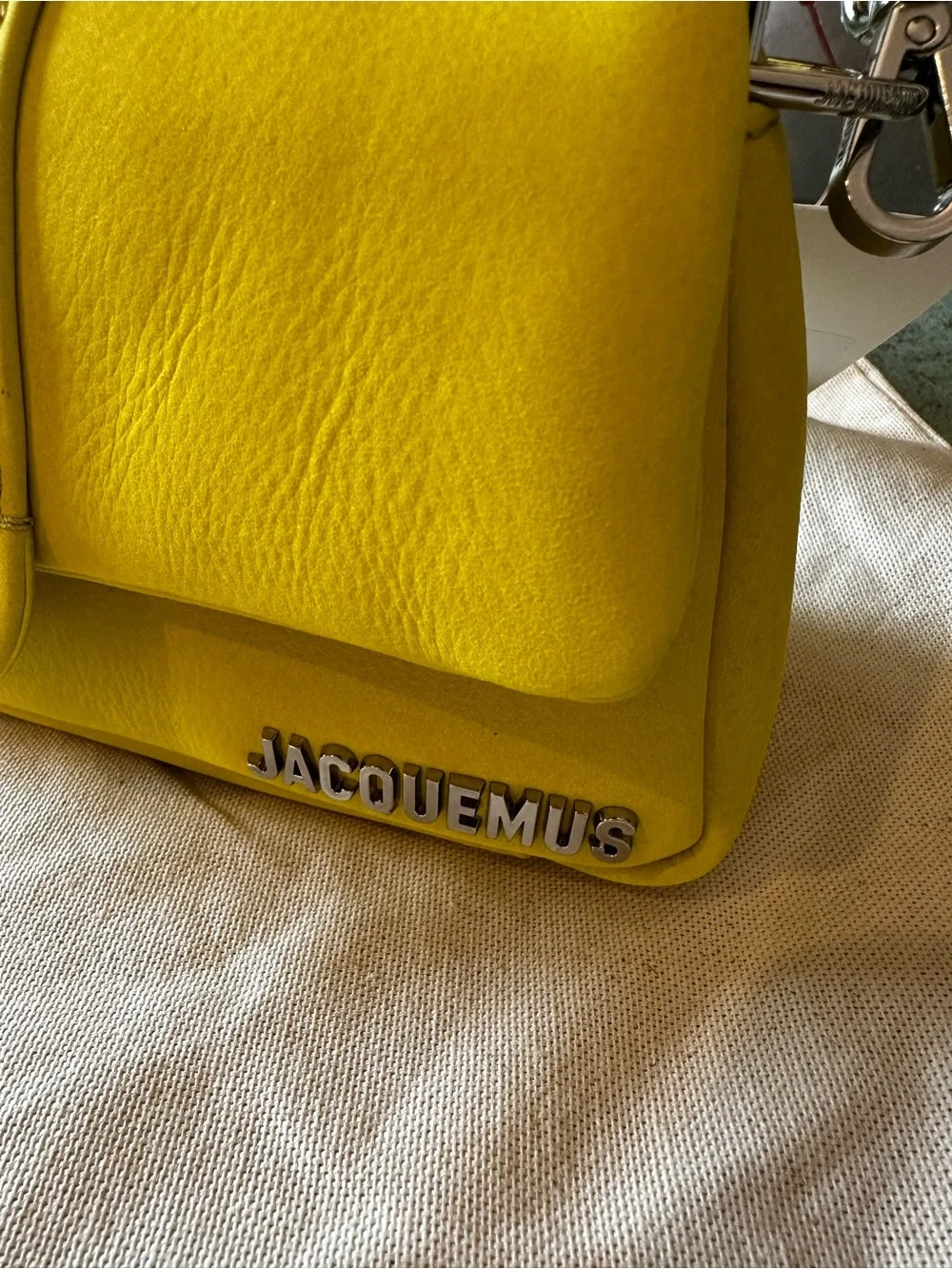 New with Tag! $995 Authentic Jacquemus Sunburst Yellow Small Crossbody Bag - Picture 2 of 16